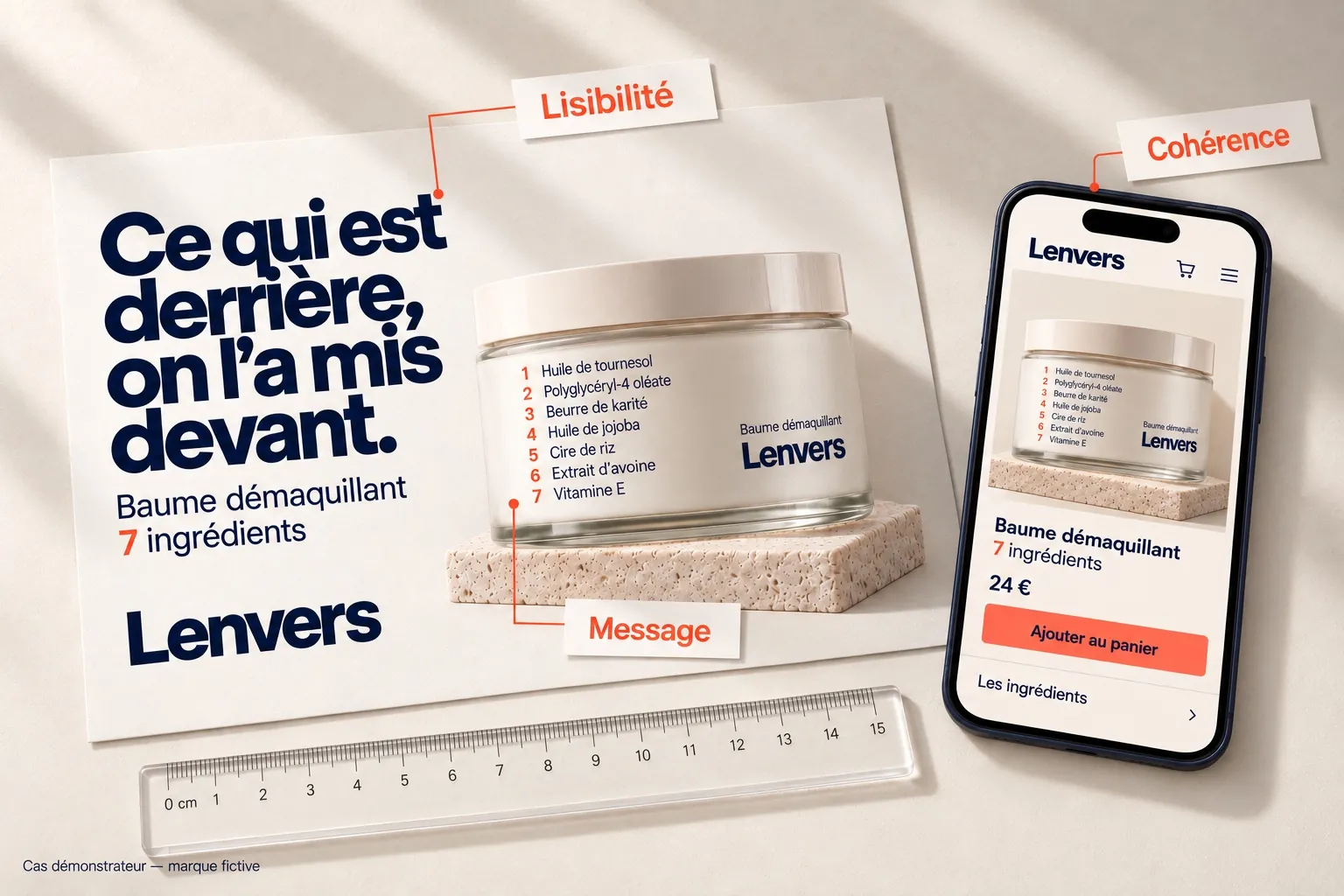 Lenvers : validation de la lisibilité, du message et de la cohérence sur affiche et mobile